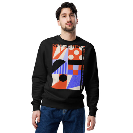 Eco-friendly sweatshirt - DYNAMIC ABSTRACT