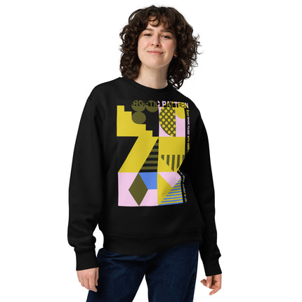 Eco-friendly sweatshirt - ENERGETIC PATTERNS