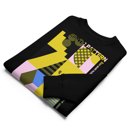 Eco-friendly sweatshirt - ENERGETIC PATTERNS