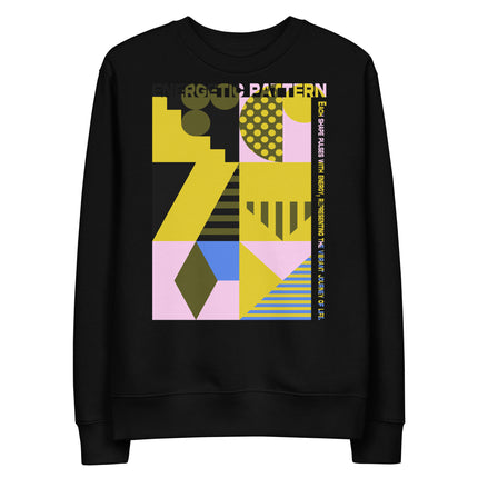 Eco-friendly sweatshirt - ENERGETIC PATTERNS