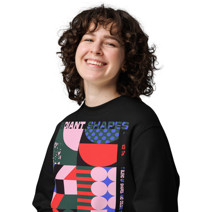 Eco-friendly sweatshirt - RADIANT SHAPES