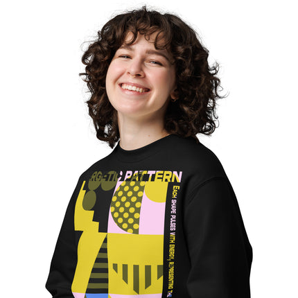 Eco-friendly sweatshirt - ENERGETIC PATTERNS