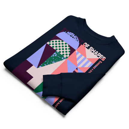 Eco-friendly sweatshirt - SYMPHONY OF SHAPES