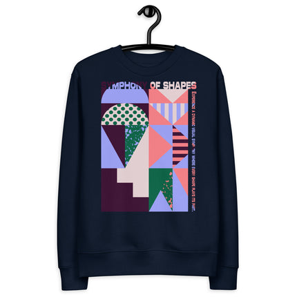 Eco-friendly sweatshirt - SYMPHONY OF SHAPES