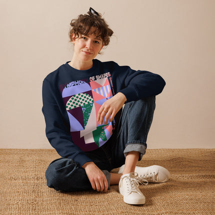 Eco-friendly sweatshirt - SYMPHONY OF SHAPES