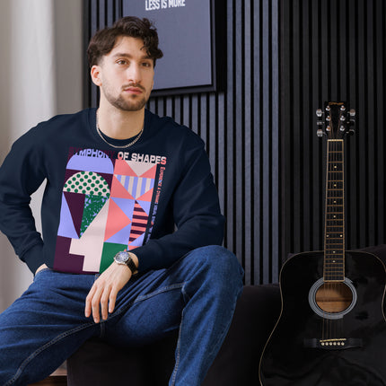 Eco-friendly sweatshirt - SYMPHONY OF SHAPES