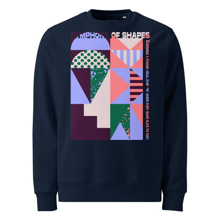 Eco-friendly sweatshirt - SYMPHONY OF SHAPES