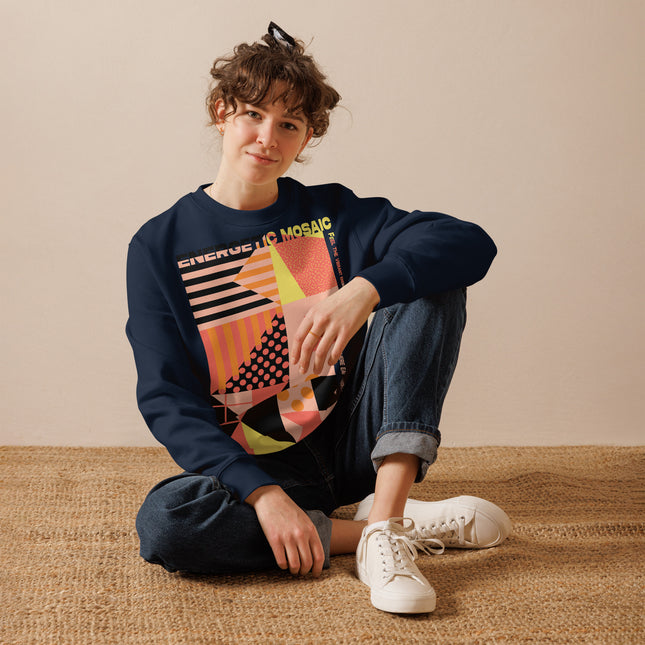 Eco-friendly sweatshirt - ENERGETIC MOSAIC