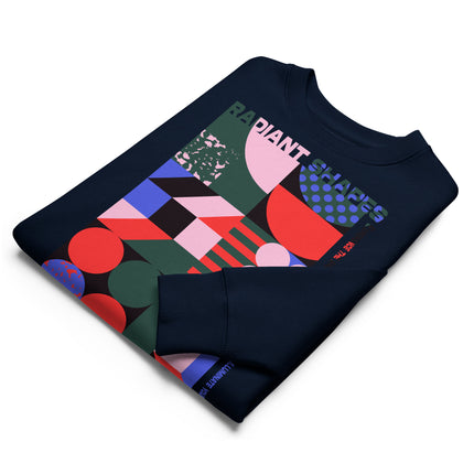 Eco-friendly sweatshirt - RADIANT SHAPES