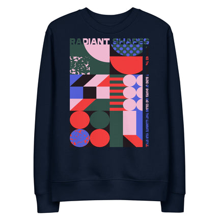 Eco-friendly sweatshirt - RADIANT SHAPES