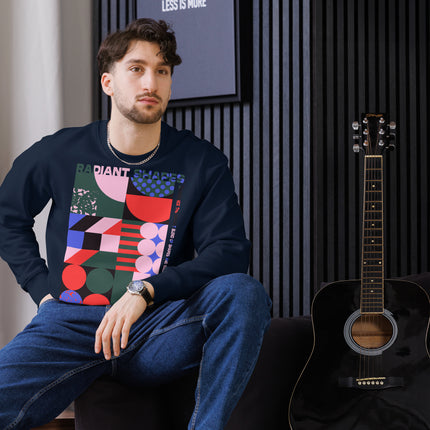 Eco-friendly sweatshirt - RADIANT SHAPES