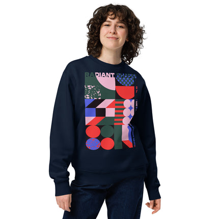 Eco-friendly sweatshirt - RADIANT SHAPES