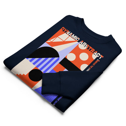 Eco-friendly sweatshirt - DYNAMIC ABSTRACT