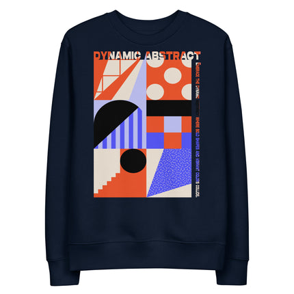 Eco-friendly sweatshirt - DYNAMIC ABSTRACT