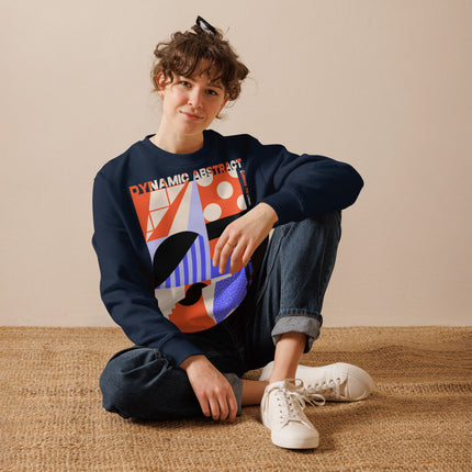Eco-friendly sweatshirt - DYNAMIC ABSTRACT