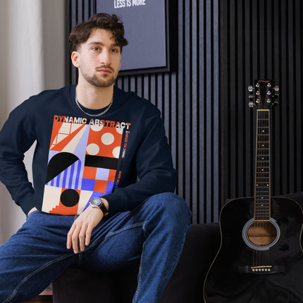 Eco-friendly sweatshirt - DYNAMIC ABSTRACT