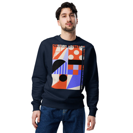Eco-friendly sweatshirt - DYNAMIC ABSTRACT