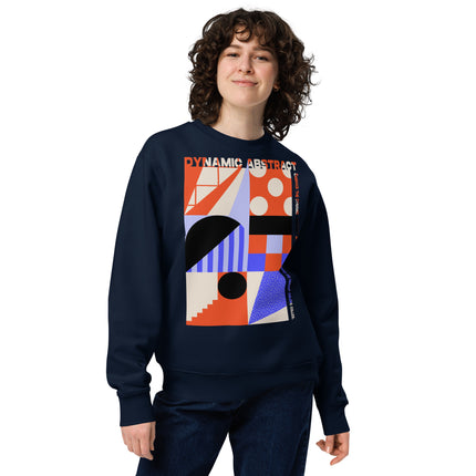 Eco-friendly sweatshirt - DYNAMIC ABSTRACT