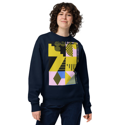 Eco-friendly sweatshirt - ENERGETIC PATTERNS