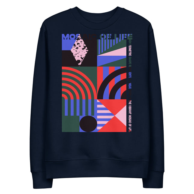 Eco-friendly sweatshirt - MOSAIC OF LIFE