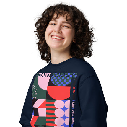 Eco-friendly sweatshirt - RADIANT SHAPES