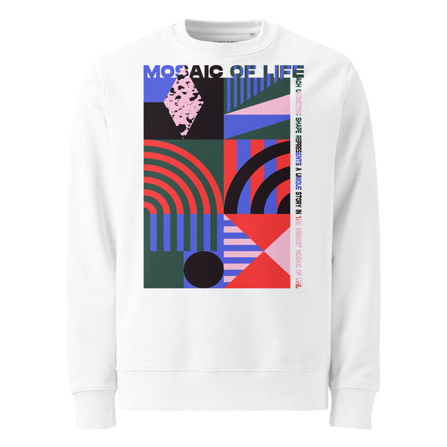 Eco-friendly sweatshirt - MOSAIC OF LIFE