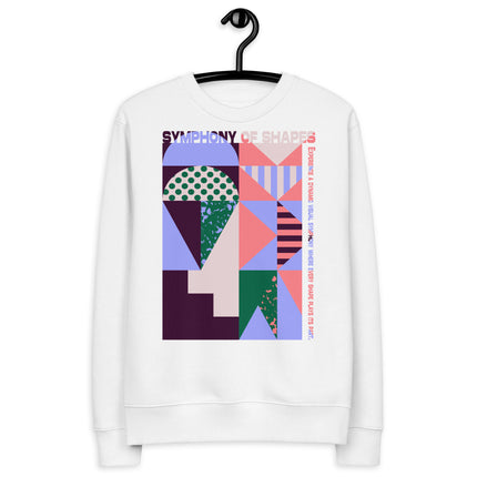 Eco-friendly sweatshirt - SYMPHONY OF SHAPES