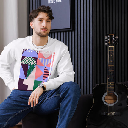 Eco-friendly sweatshirt - SYMPHONY OF SHAPES