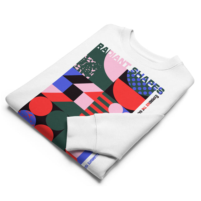 Eco-friendly sweatshirt - RADIANT SHAPES