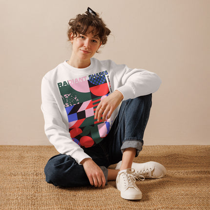 Eco-friendly sweatshirt - RADIANT SHAPES