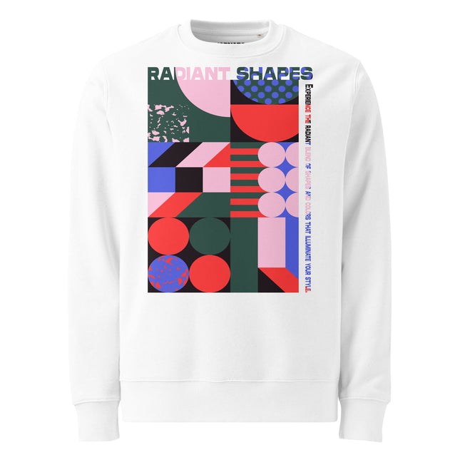 Eco-friendly sweatshirt - RADIANT SHAPES
