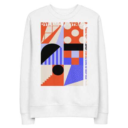 Eco-friendly sweatshirt - DYNAMIC ABSTRACT