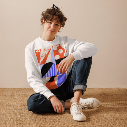 Eco-friendly sweatshirt - DYNAMIC ABSTRACT