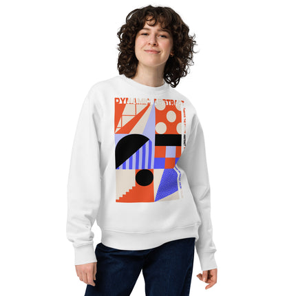 Eco-friendly sweatshirt - DYNAMIC ABSTRACT