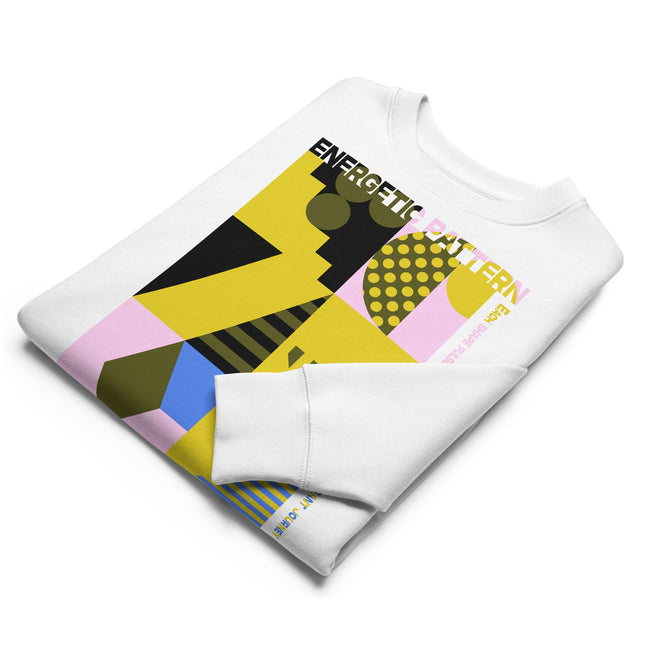 Eco-friendly sweatshirt - ENERGETIC PATTERNS
