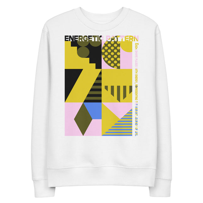 Eco-friendly sweatshirt - ENERGETIC PATTERNS