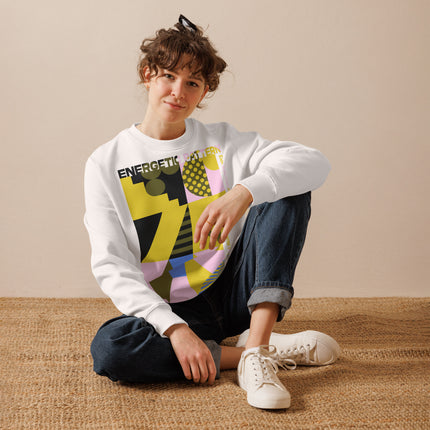 Eco-friendly sweatshirt - ENERGETIC PATTERNS