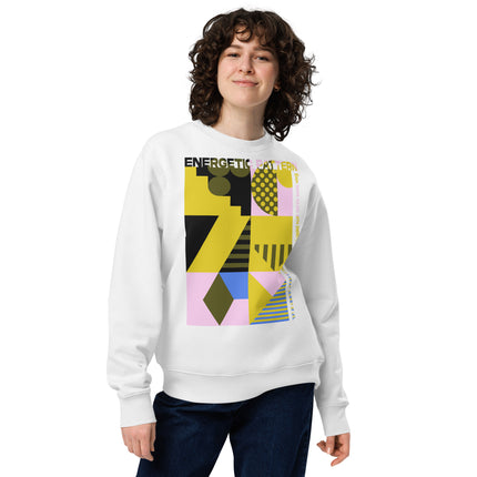 Eco-friendly sweatshirt - ENERGETIC PATTERNS