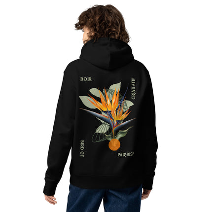 Organic cotton BIRD OF PARADISE II Hoodie