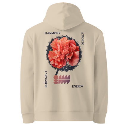 Organic cotton CARNATION ENERGY Hoodie