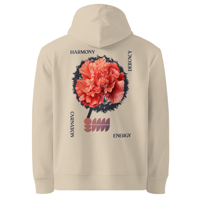 Organic cotton CARNATION ENERGY Hoodie