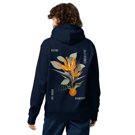 Organic cotton BIRD OF PARADISE II Hoodie