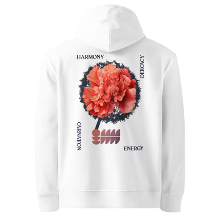 Organic cotton CARNATION ENERGY Hoodie