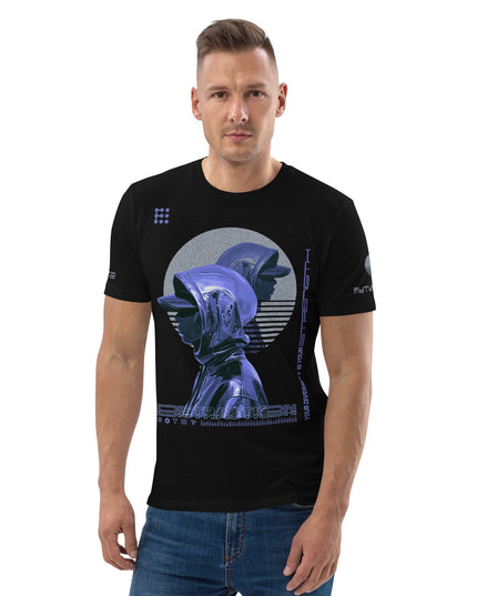 DISTRACTION BLUE Organic T-Shirt