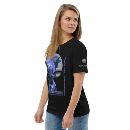 DISTRACTION BLUE Organic T-Shirt