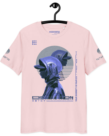 DISTRACTION BLUE Organic T-Shirt