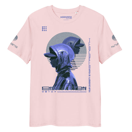 DISTRACTION BLUE Organic T-Shirt