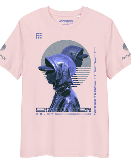 DISTRACTION BLUE Organic T-Shirt