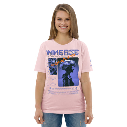 IMMERSE YOURSELF BLUE Organic T-Shirt