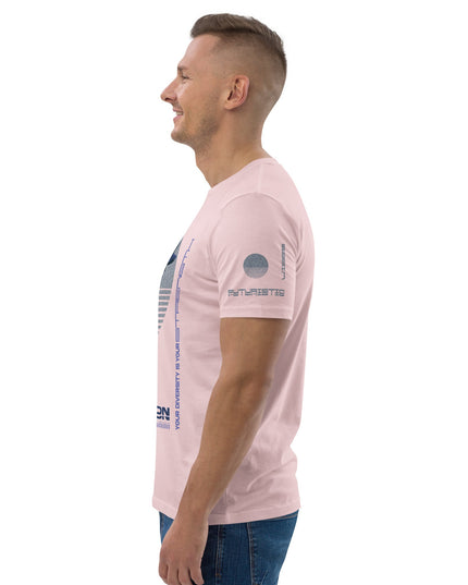 DISTRACTION BLUE Organic T-Shirt